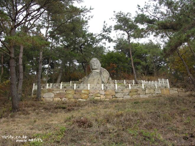 영광 설매리 석조불두상