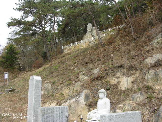 영광 설매리 석조불두상