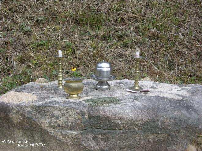 영광 설매리 석조불두상